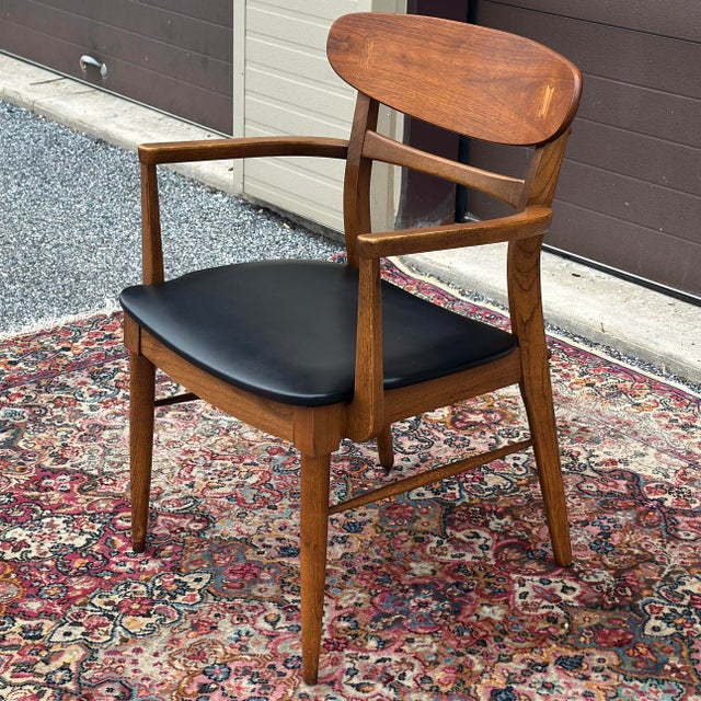 Altavista Lane Mid-Century Modern Lane Acclaim Dining Captain's Chair For Sale - Image 4 of 11