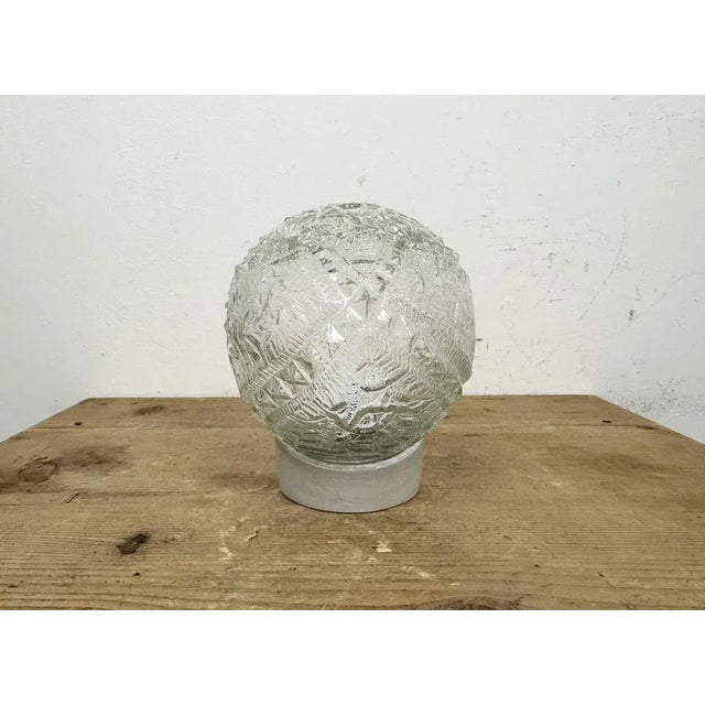 1970s Vintage White Porcelain Wall Light, 1970s For Sale - Image 5 of 11