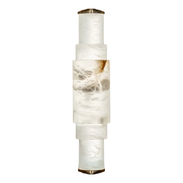 Kavanagh WS Wall Lamp by United Alabaster For Sale