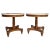 Elevate your living space with this breathtaking, authentic pair of Mid-Century Modern end tables from the prestigious...