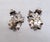 Metal Vintage 1950s Signed Napier Silvertone Leaves Clip Earrings-2 Pieces For Sale - Image 7 of 7