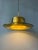 Mid-Century Space Age Yellow Smoked Glass Pendant Lamp from Dijkstra For Sale - Image 3 of 11