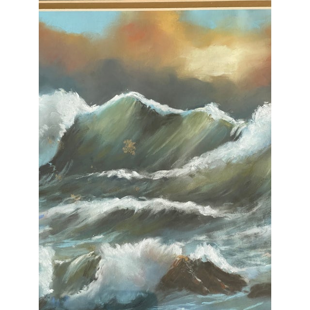 Watercolor Seascape by Catherine Douglass For Sale In Miami - Image 6 of 6