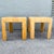 Mid 20th Century Boho Chic Split Bamboo Waterfall Side Table - A Pair For Sale - Image 5 of 8