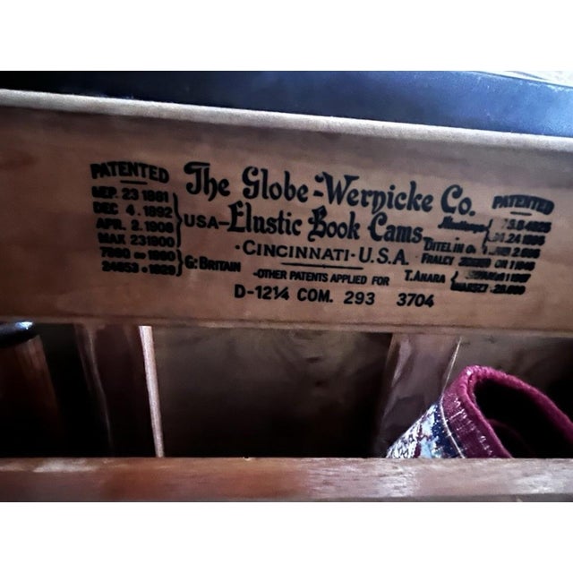 Brown Early 20th Century Globe Wernicke Bookcase 3 Section Barrister Stacking Lawyer Bookcase For Sale - Image 8 of 8