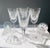 Mid-Century Modern Mid 20th Century Elegant Set of 6 Cut Crystal Champagne Glasses With Star-Cut Bases For Sale - Image 3 of 4