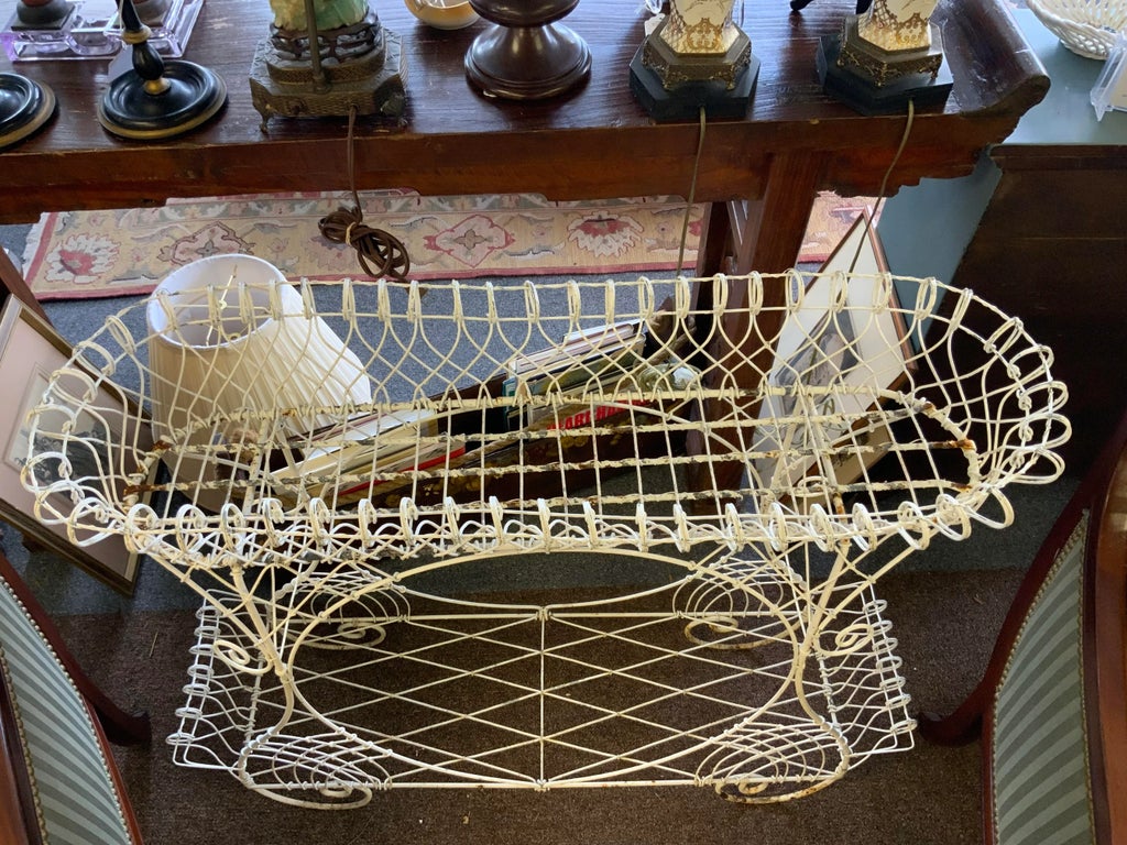 20th Century Wire Plant Stand | Chairish