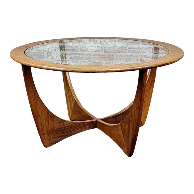 Mid Century Modern 1960s Danish Teak Round Coffee Table Chairish