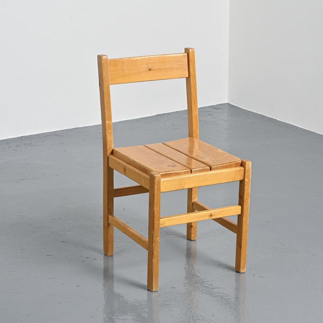 Dining Chairs attributed to Maison Regain for Les Arcs, 1970s, Set of 2 For Sale - Image 10 of 12