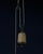 A very rare item. An adjustable vintage lamp made of brass and a distinctive material known as pencil reed (thin strips of...
