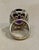13 Carat Oval Bolivian Amethyst Cocktail Ring in 14 Karat Yellow Gold For Sale In New York - Image 6 of 18