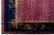Burgundy 1920s Antique Chinese Art Deco Rug With Floral Branches in Magenta and Navy Blue For Sale - Image 8 of 13