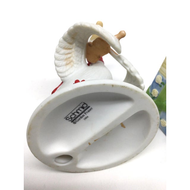 Ceramic Vintage Five Piece Springtime Ceramic Assortment For Sale - Image 7 of 10