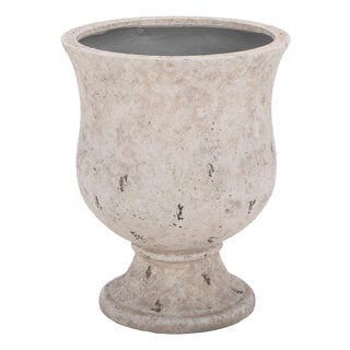 Remy Large Planter Pot, Antique White For Sale