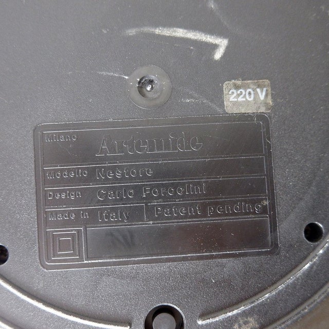 Metal Nestore Desk Lamp by Carlo Forcolini for Artemide, 1990s For Sale - Image 7 of 15