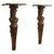 Traditional Antique 19thC Italian Carved Walnut Renaissance Revival Pair Caryatid Brackets, Circa 1850 For Sale - Image 3 of 15