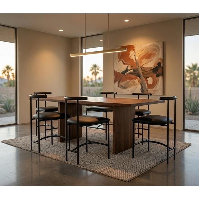Postmodernism at its best! This set of Tokyo dining chairs by Robert Kinsman are in excellent condition. Robert Kinsman is...
