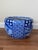 Mid 20th Century Large Blue and White Porcelain Mount Fuji Planter For Sale - Image 10 of 11