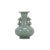 Chinese Pair of 1960s Chinese Longquan Kiln Powder Green Glaze Amphorae For Sale - Image 3 of 6
