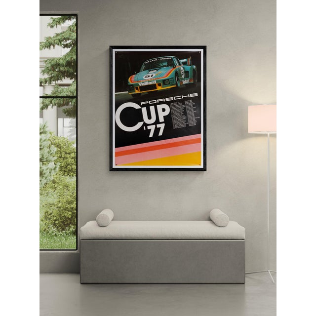 Porsche Cup 77 – 1977 – Original Vintage Porsche Poster – Vintage Motorsport – 102.0x76.0 cm This original 1977 Porsche...