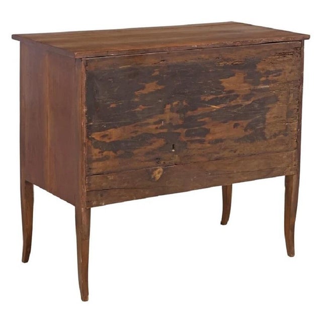 Neoclassical Italian Neoclassical Commode with Two Banded Drawers, 19th Century For Sale - Image 3 of 5