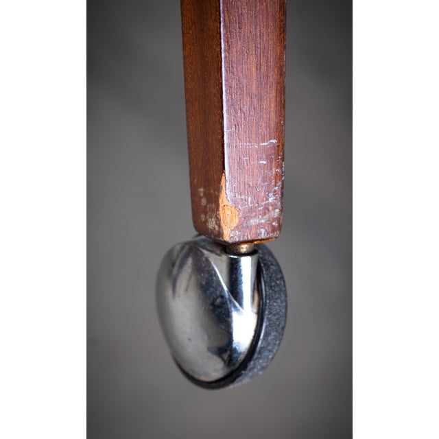 Serving Cart by Severin Hansen for Haslev Møbelfabrik, 1950s For Sale - Image 10 of 13