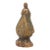 American Standing Woman Polychromed Pine Sculpture, 19th Century For Sale