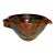 1980s Vintage Michael Cohen Drip Glaze Studio Pottery Batter Bowl With Spout For Sale