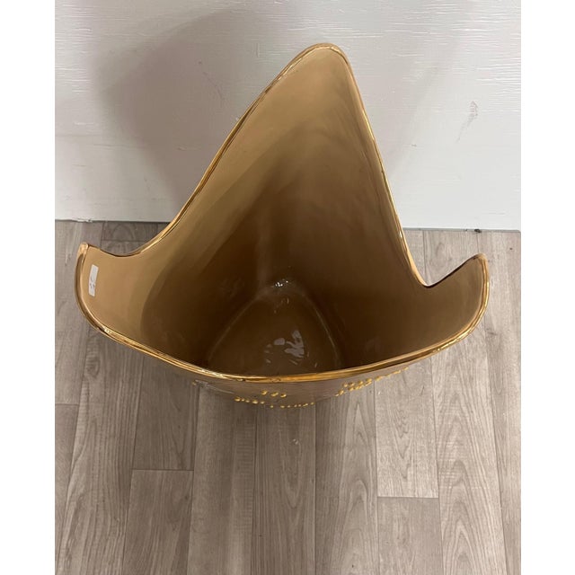 Ceramic 1950s Deruta Umbrella Stand For Sale - Image 7 of 8