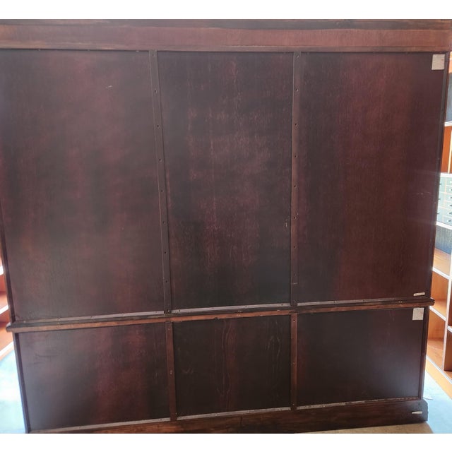 Wood Philippe Langdon Hard Wood Bookcase For Sale - Image 7 of 8