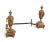 This listing is for a pair of phenomenal Louis XVI style gilt bronze fireplace chenets/andirons. These urn form chenets...