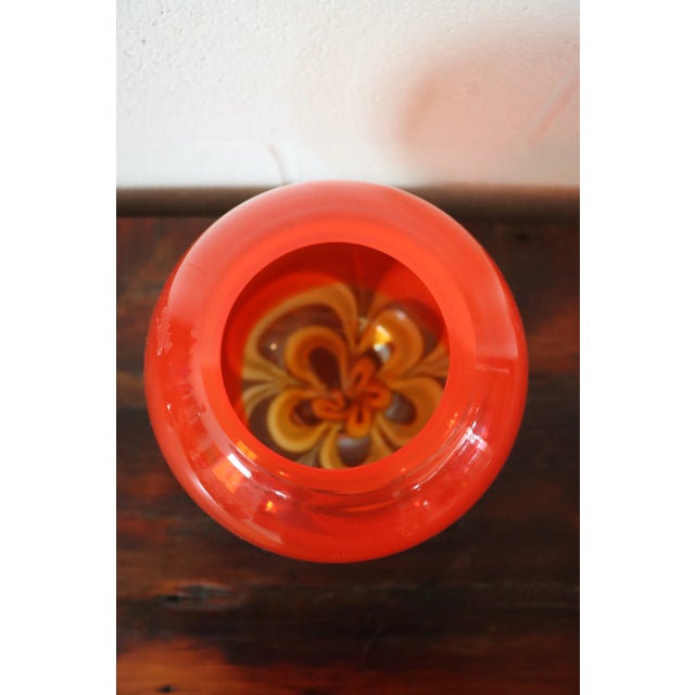 Late 20th Century Art Glass Vase For Sale - Image 5 of 8