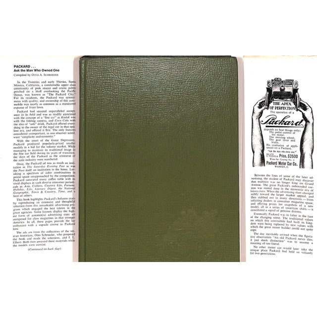 SCHROEDER, Otto A. [379] pp. Post-Era Books 1974 9 1/4" x 6 1/4" Packard or Packard Motor Car Company was an American...