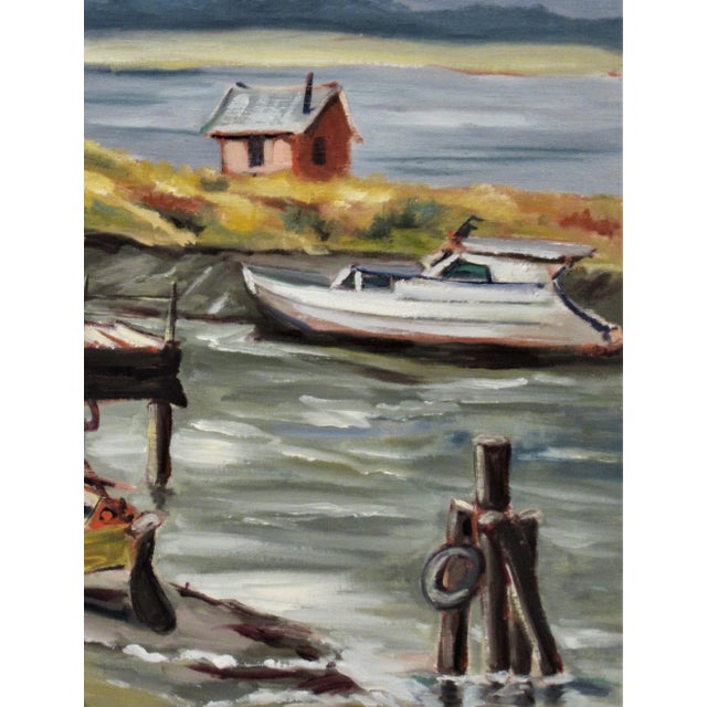 Impressionist Clifford Holmes, The Marina, Sausalito For Sale - Image 3 of 6