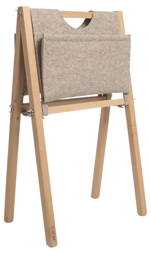 Light Brown Stan Magazine Rack by Studio Pin
