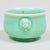 Art Deco Chinese Monochrome Glaze Celadon Censer Bowl With Lion Mask Handles For Sale - Image 3 of 9
