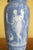 Ceramic Pair of Antique Limoges Pâte-Sur-Pâte Blue Porcelain Vases For Sale - Image 7 of 15