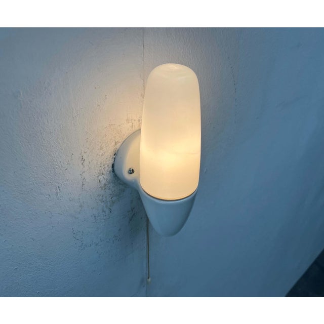 Mid-Century Modern German Ceramic 6065 Sconce by Wilhelm Wagenfeld for Lindner, 1950s, Set of 2 For Sale - Image 15 of 18