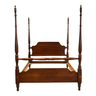 Mahogany Queen Traditional Bed For Sale