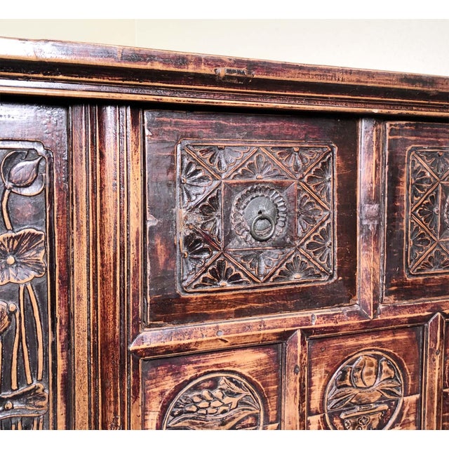 Chinese Antique Chinese Altar Cabinet, Circa 1800-1849 For Sale - Image 3 of 11