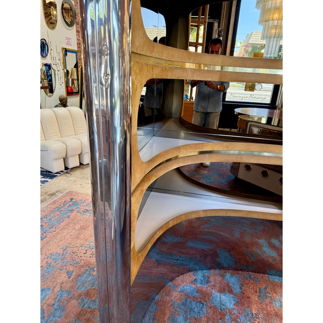 Vintage Dry Bar by Willy Rizzo, Italy, 1970s For Sale In Los Angeles - Image 6 of 9