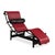 Bauhaus Bauhaus LC 4 Leather Chaise Lounge in Red by Le Corbusier for Cassina For Sale - Image 3 of 16