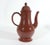 Staffordshire Redware Engine-Turned Large Coffee Pot, Signed Myatt For Sale - Image 14 of 14