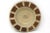 Vintage Tan and Brown Pottery Dish or Ashtray For Sale In Tampa - Image 6 of 6