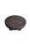 Contemporary Large Suar Wood Table Espresso Finish, Hand-Carved Detailing, Modern Organic For Sale - Image 3 of 9