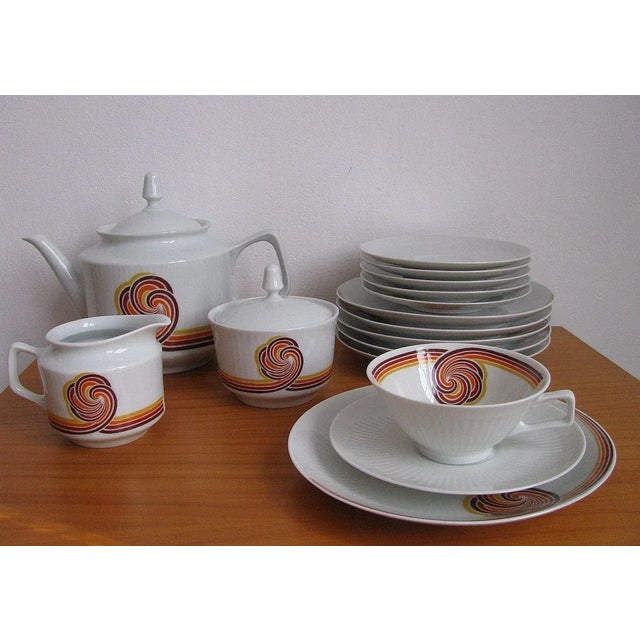 Coffee Service from Bareuther Waldsassen Bavaria, 1970s, Set of 21 For Sale - Image 18 of 18
