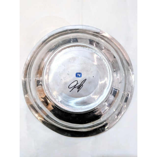 1990s 1990s Mexican Polished Metal Bowl For Sale - Image 5 of 7