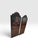 Vintage Monumental Empire Revival Black Lacquer & Gilt Urn Wall Panels – Pair For Sale - Image 4 of 8