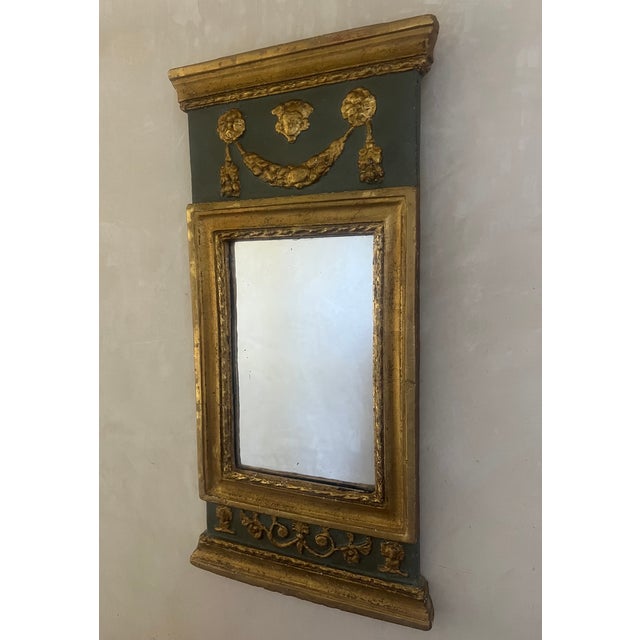 19th Century Empire Trumeau Mirror, 19th Century For Sale - Image 5 of 9
