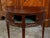 English Mahogany 19th Century Demi-Lune Console Table with Tambour Sliding Doors For Sale - Image 10 of 12